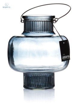 Aluro - dekoracyjny lampion szklany na świece HILBI, 20x16 cm