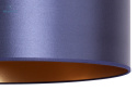 DUOLLA - lampka stołowa/nocna z abażurem CANNES navy blue/gold