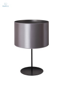 DUOLLA - lampka stołowa/nocna z abażurem CANNES silver