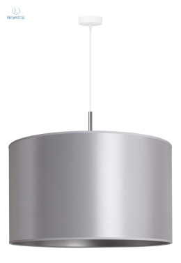 DUOLLA - nowoczesna lampa wisząca z abażurem CANNES, biała S