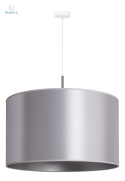 DUOLLA - nowoczesna lampa wisząca z abażurem CANNES, biała S