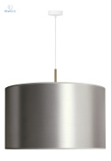 DUOLLA - nowoczesna lampa wisząca z abażurem CANNES, ecru G