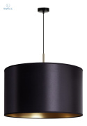 DUOLLA - nowoczesna lampa wisząca z abażurem CANNES, czarna G