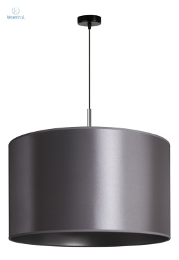 DUOLLA - nowoczesna lampa wisząca z abażurem CANNES, srebrna S