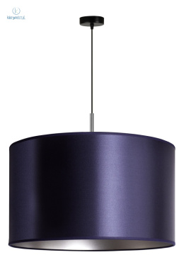 DUOLLA - nowoczesna lampa wisząca z abażurem CANNES, granatowa S