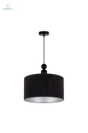 DUOLLA - nowoczesna lampa wisząca z abażurem LYON, czarna