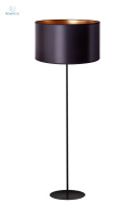 DUOLLA - lampa podłogowa z abażurem CANNES black/gold
