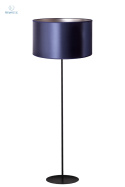 DUOLLA - lampa podłogowa z abażurem CANNES navy blue/silver