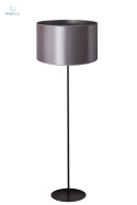DUOLLA - lampa podłogowa z abażurem CANNES silver