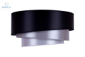 DUOLLA - nowoczesna lampa sufitowa z abażurem TRIO, black