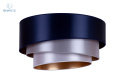 DUOLLA - nowoczesna lampa sufitowa z abażurem TRIO, navy blue