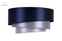 DUOLLA - nowoczesna lampa sufitowa z abażurem TRIO, navy blue