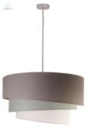 DUOLLA - nowoczesna lampa wisząca z abażurem LUTRIONETA, anthracite