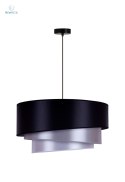 DUOLLA - nowoczesna lampa wisząca z abażurem TRIO, black