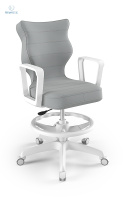 ENTELO - Krzesło młodzieżowe z podnóżkiem(159-188 cm) NORMAL VELVET, VT03