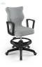 ENTELO - Krzesło młodzieżowe z podnóżkiem(146-176 cm) NORMAL VELVET, VT03