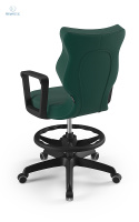 ENTELO - Krzesło młodzieżowe z podnóżkiem(146-176 cm) NORMAL VELVET, VT05