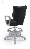ENTELO - Krzesło młodzieżowe z podnóżkiem(159-188 cm) NORMAL VELVET, VT17