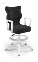 ENTELO - Krzesło młodzieżowe z podnóżkiem(159-188 cm) NORMAL VELVET, VT17