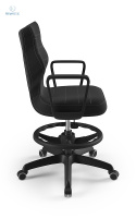 ENTELO - Krzesło młodzieżowe z podnóżkiem(146-176 cm) NORMAL VELVET, VT17
