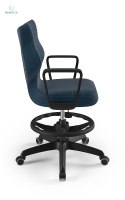 ENTELO - Krzesło młodzieżowe z podnóżkiem(159-188 cm) NORMAL VELVET, VT24