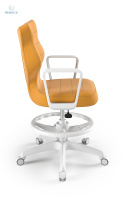 ENTELO - Krzesło młodzieżowe z podnóżkiem(159-188 cm) NORMAL VELVET, VT35