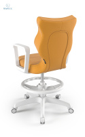 ENTELO - Krzesło młodzieżowe z podnóżkiem(146-176 cm) NORMAL VELVET, VT35