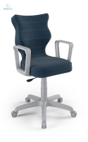 ENTELO - Krzesło młodzieżowe obrotowe(159-188 cm) NORMAL VELVET, VT24