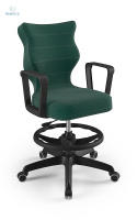 ENTELO - Krzesło młodzieżowe z podnóżkiem(159-188 cm) NORMAL VELVET, VT05