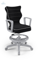 ENTELO - Krzesło młodzieżowe z podnóżkiem(146-176 cm) NORMAL JASMIN, JS01
