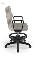 ENTELO - Krzesło młodzieżowe z podnóżkiem(159-188 cm) NORMAL MONOLITH, MT03