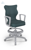ENTELO - Krzesło młodzieżowe z podnóżkiem(159-188 cm) NORMAL MONOLITH, MT06