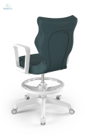 ENTELO - Krzesło młodzieżowe z podnóżkiem(146-176 cm) NORMAL MONOLITH, MT06
