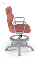 ENTELO - Krzesło młodzieżowe z podnóżkiem(146-176 cm) NORMAL MONOLITH, MT08