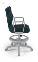 ENTELO - Krzesło młodzieżowe z podnóżkiem(159-188 cm) NORMAL MONOLITH, MT24