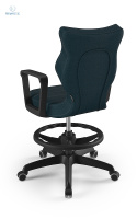 ENTELO - Krzesło młodzieżowe z podnóżkiem(146-176 cm) NORMAL MONOLITH, MT24