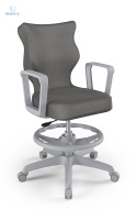 ENTELO - Krzesło młodzieżowe z podnóżkiem(146-176 cm) NORMAL MONOLITH, MT33