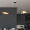 EMIBIG - nowoczesna, designerska lampa sufitowa LOTUS black/rattan