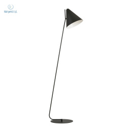 EMIBIG - nowoczesna, skandynawska lampa podłogowa EON, czarny/biały