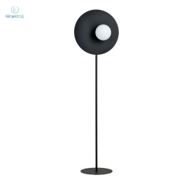 EMIBIG - nowoczesna, skandynawska lampa podłogowa OSLO, czarny/biały