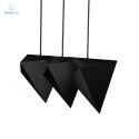 GIE EL - designerska, loftowa lampa wisząca TRIO czarna, listwa LGH 0770