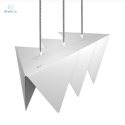 GIE EL - designerska, loftowa lampa wisząca TRIO biała, listwa LGH 0771