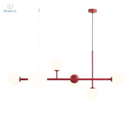 ARTERA - skandynawska lampa wisząca DIONE 6 RED WINE XL