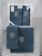 Karna Home - zestaw ręczników bawełnianych PAMES petrol (50x90 cm)+(70x140 cm)
