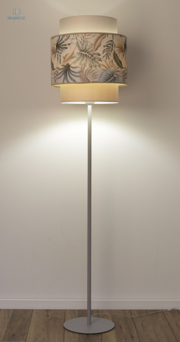 BPS Koncept - lampa podłogowa z abażurem BOHO MISKANT PALM