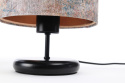 BPS Koncept - lampa stołowa z abażurem boho PORTLAND 0Q0s-C-001cz, czarna