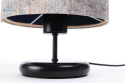 BPS Koncept - lampa stołowa z abażurem boho PORTLAND 0Q0s-C-002cz, czarna