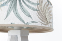 BPS Koncept - lampa stołowa/nocna z abażurem BOHO MISKANT PALM, biała