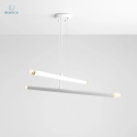 ARTERA - nowoczesna, designerska lampa wisząca TUBO 4 WHITE