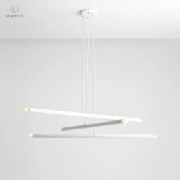 ARTERA - nowoczesna, designerska lampa wisząca TUBO 6 WHITE